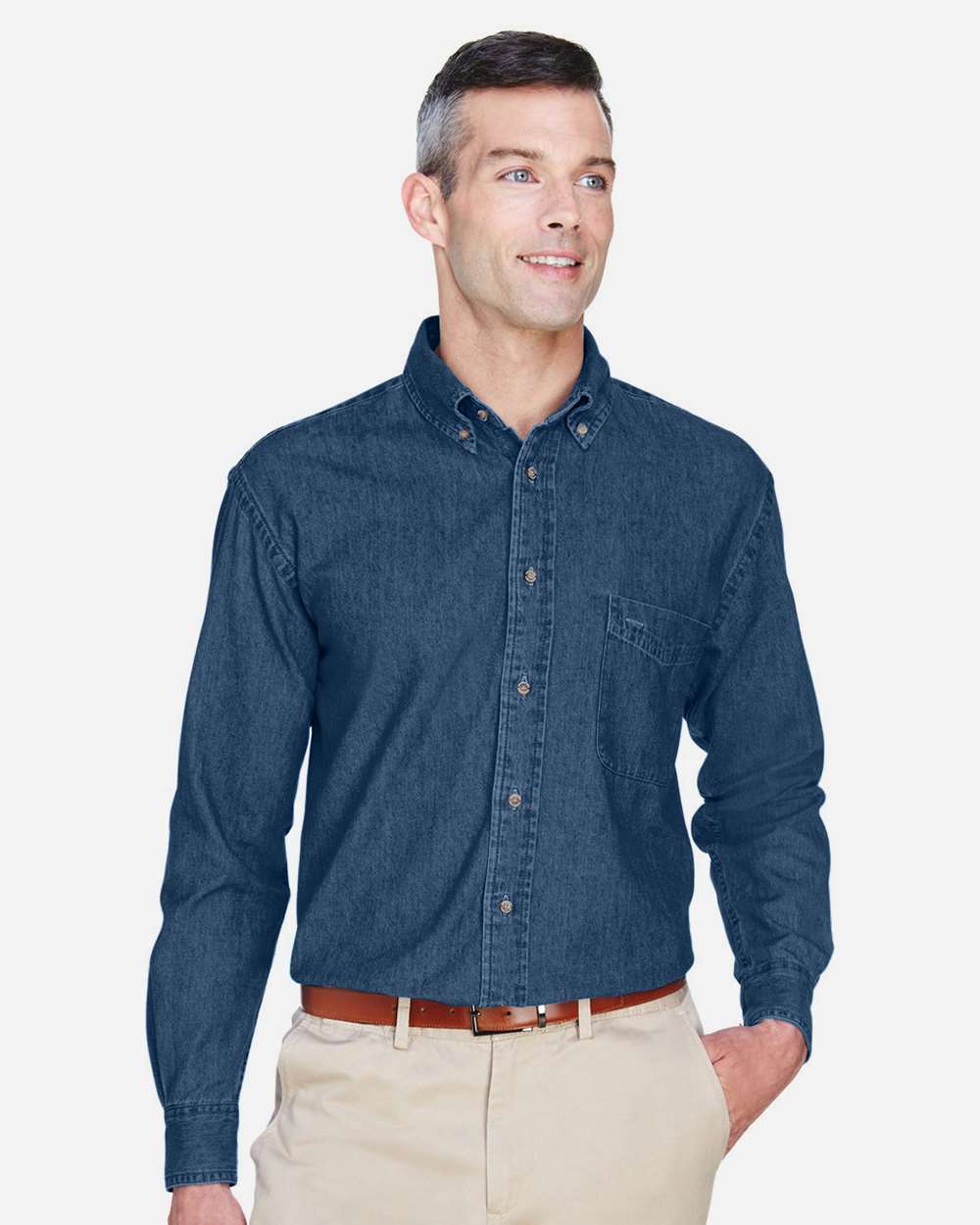 Men's Tall Denim Shirt