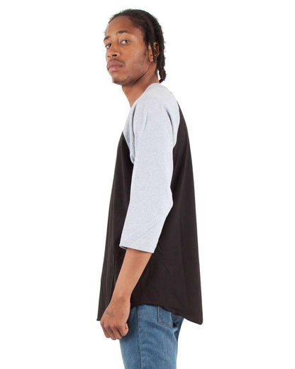 Unisex Three-Quarter Sleeve Raglan T-Shirt