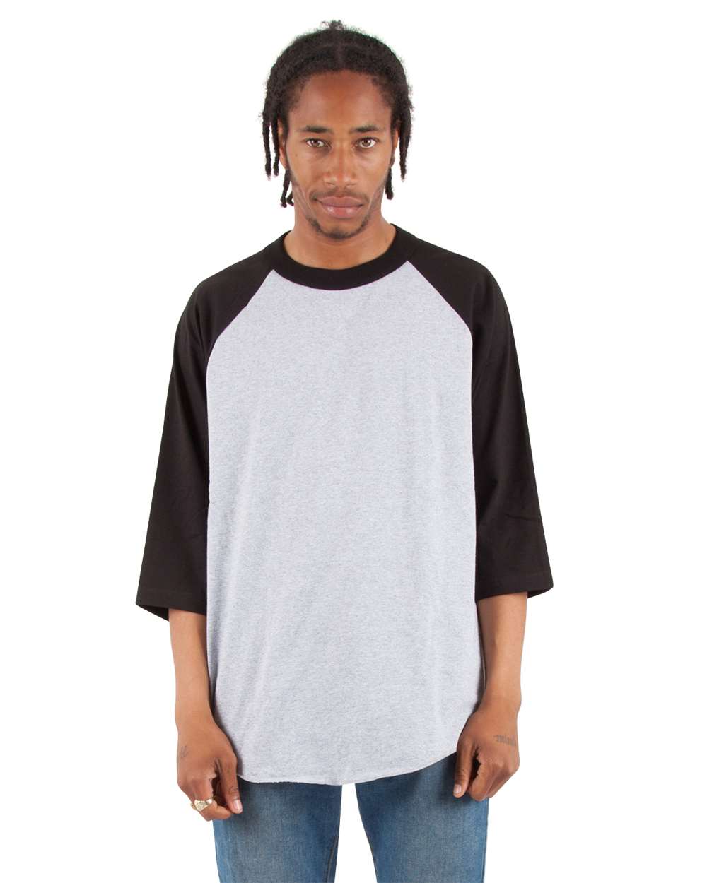 Unisex Three-Quarter Sleeve Raglan T-Shirt