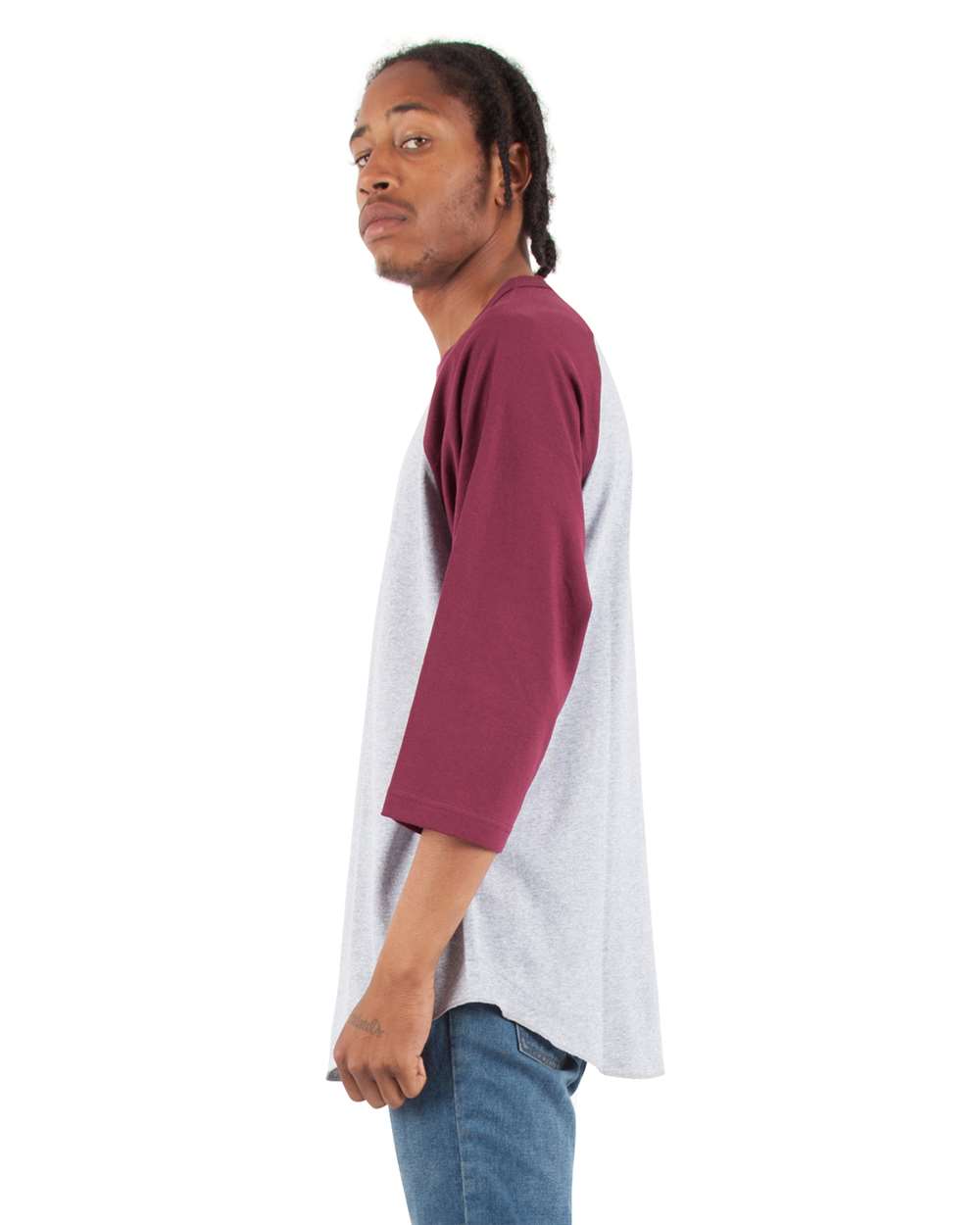 Unisex Three-Quarter Sleeve Raglan T-Shirt