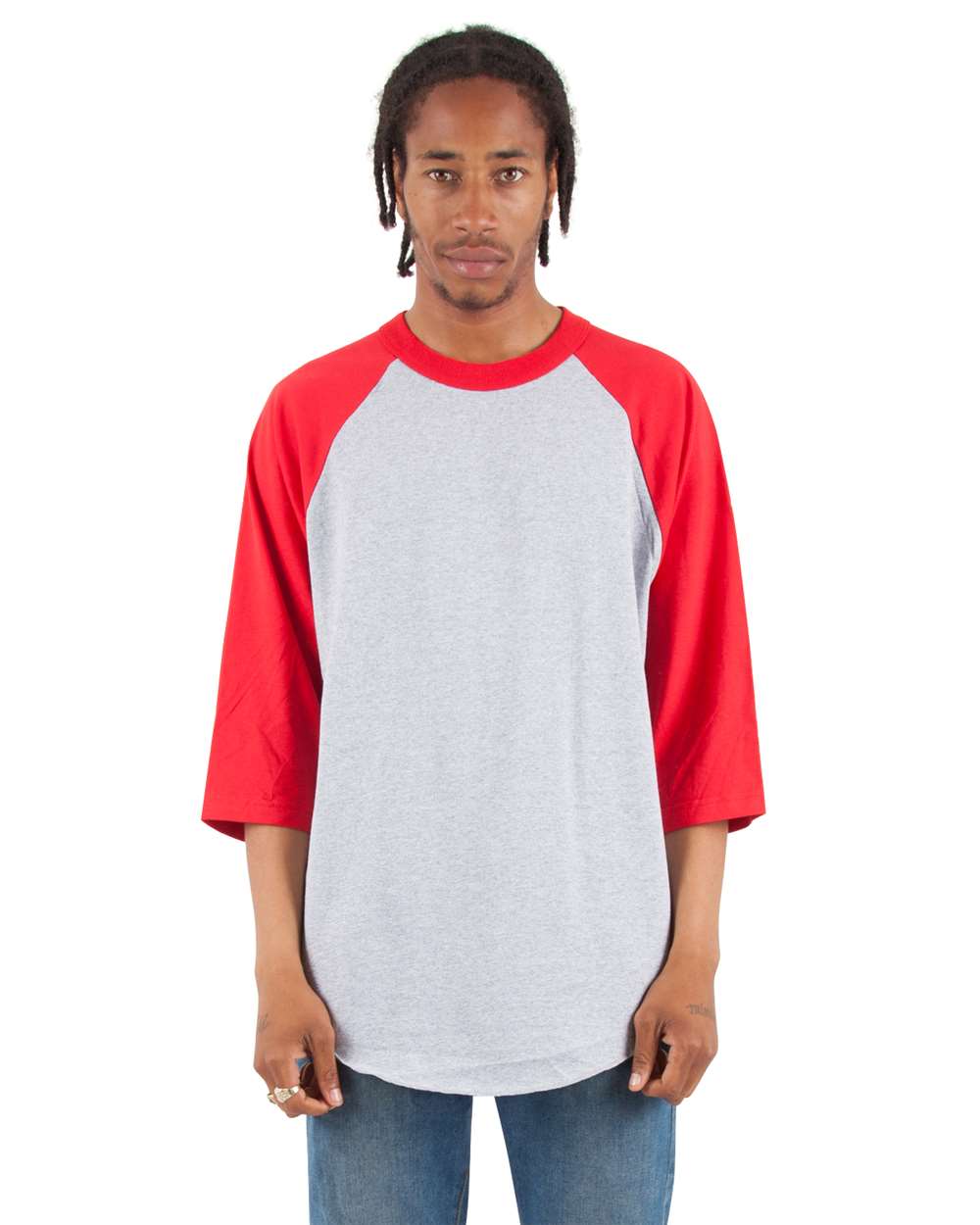 Unisex Three-Quarter Sleeve Raglan T-Shirt