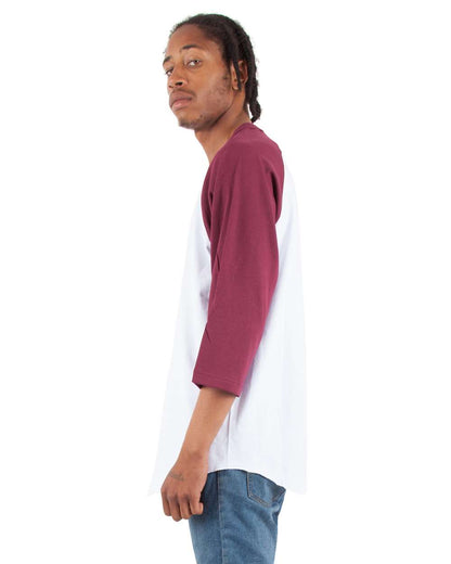 Unisex Three-Quarter Sleeve Raglan T-Shirt