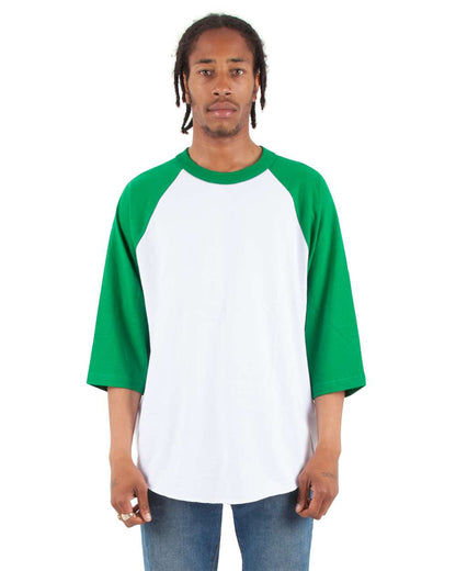 Unisex Three-Quarter Sleeve Raglan T-Shirt