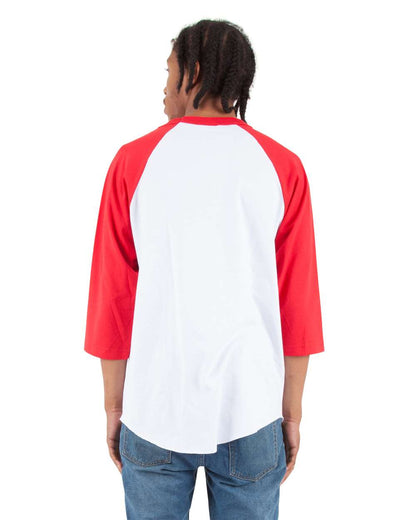 Unisex Three-Quarter Sleeve Raglan T-Shirt