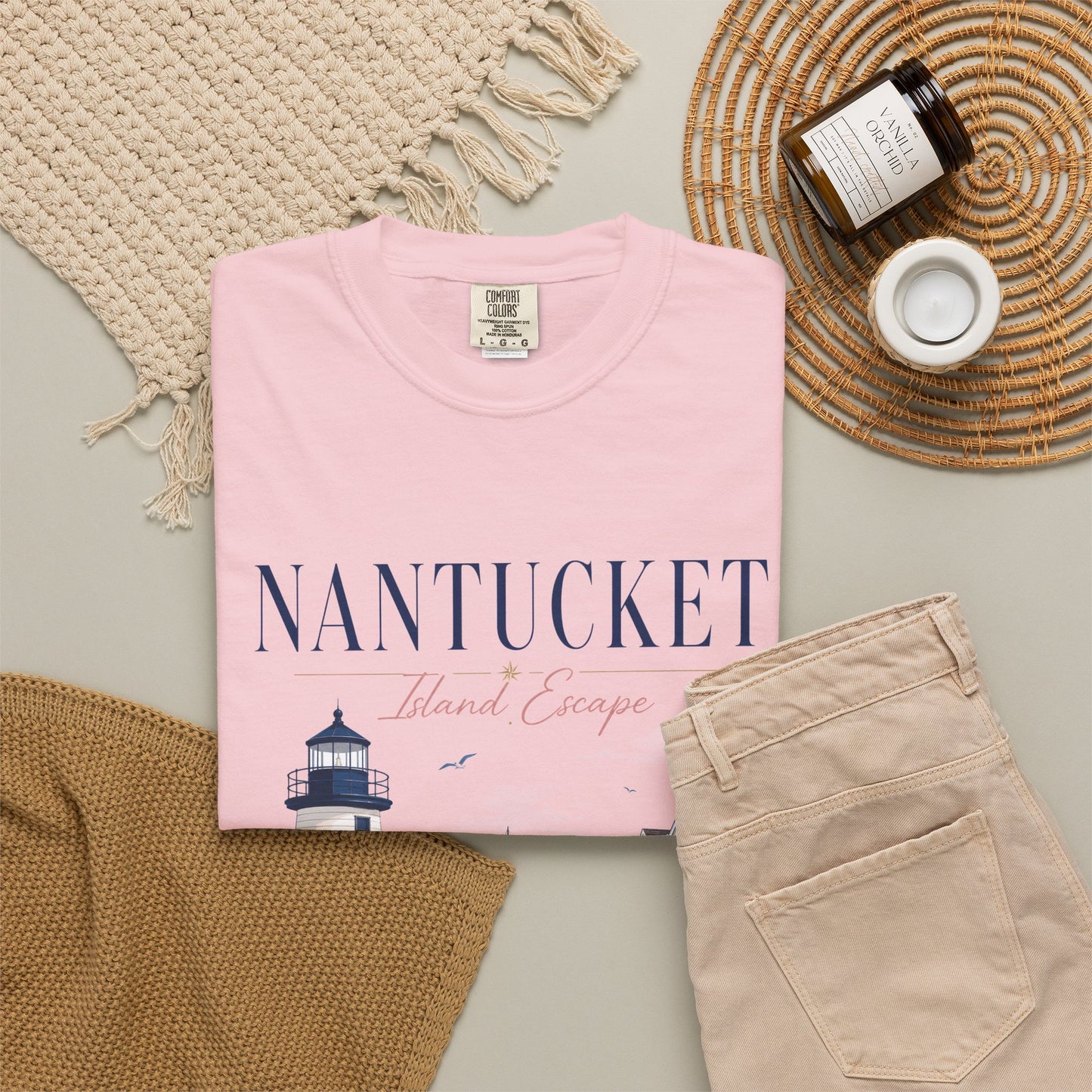 Nantucket Island Escape – Brant Point | Premium Summer Tee