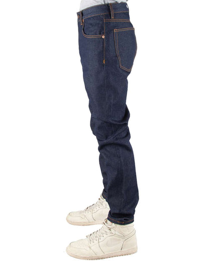 Men's Raw Denim Straight-Leg Jean Pants