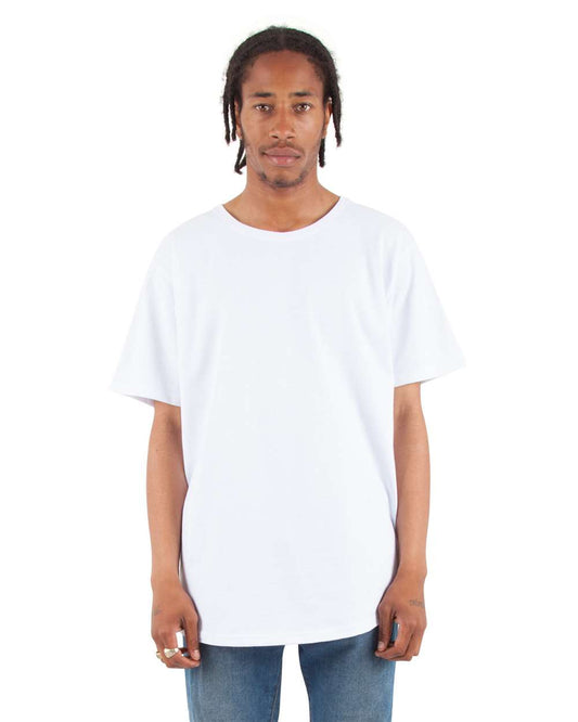 Unisex Curved Hem Long T-Shirt