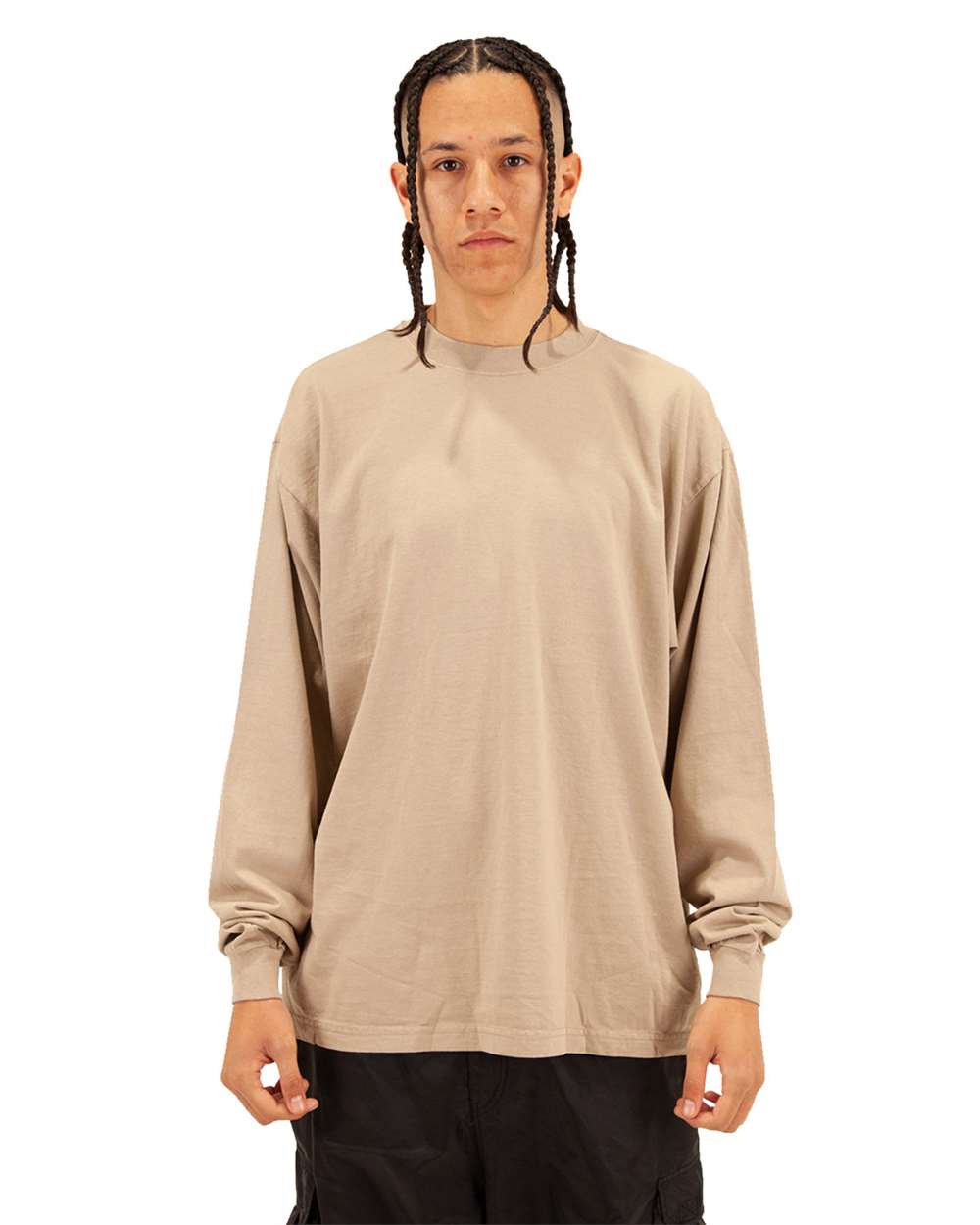 Men's Garment-Dyed Long Sleeve T-Shirt