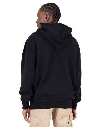 Men's Garment-Dyed Double-Zip Hooded Sweatshirt