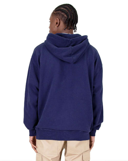 Men's Garment-Dyed Double-Zip Hooded Sweatshirt