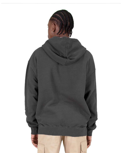 Men's Garment-Dyed Double-Zip Hooded Sweatshirt