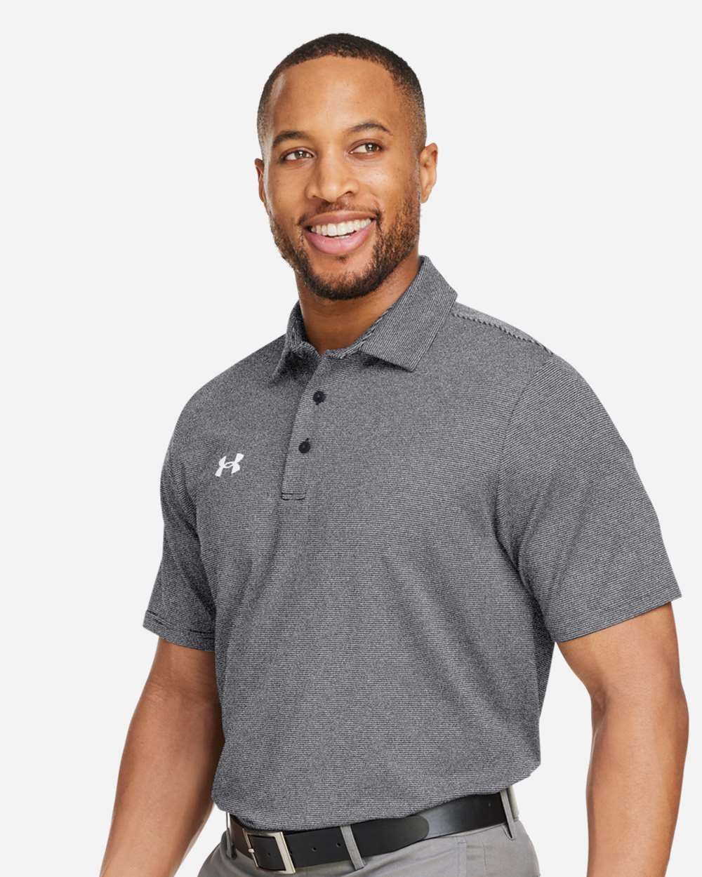 Men's Destin Drive Striped Performance Polo