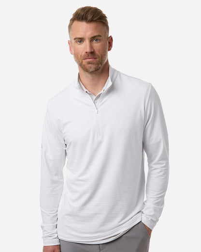 Men's Textured Stripe Quarter-Zip Pullover