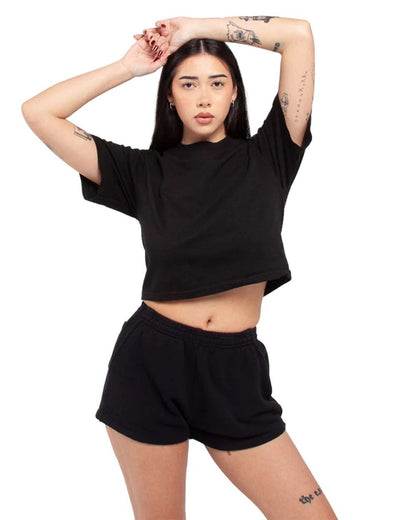 Women's Garment-Dye Crop T-Shirt