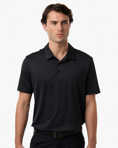 Men's 4-Way Stretch Printed Polo