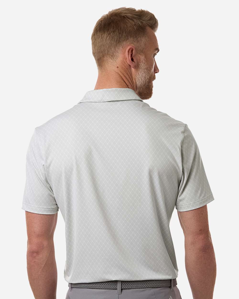 Men's 4-Way Stretch Printed Polo