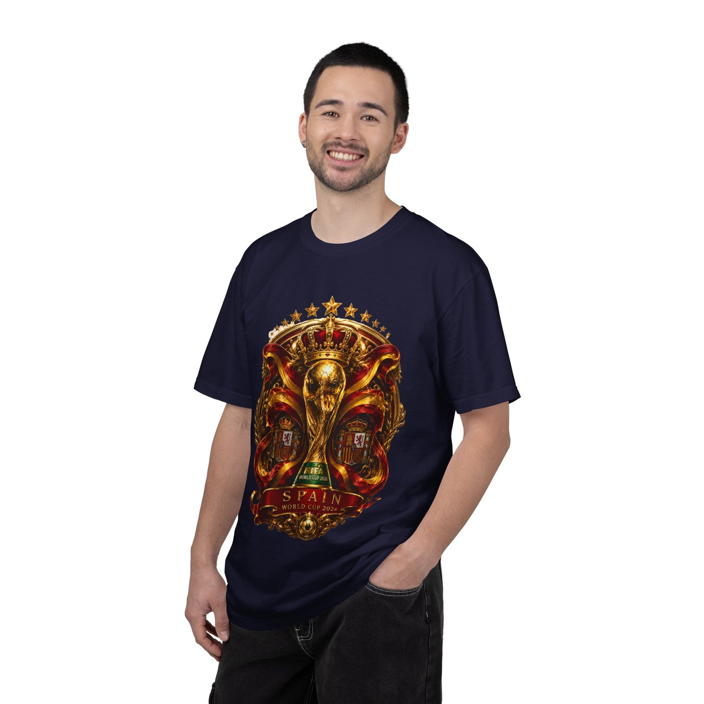 Spain Football World Cup 2026 'Monarca de Oro' Imperial Shield | Premium Graphic Tee