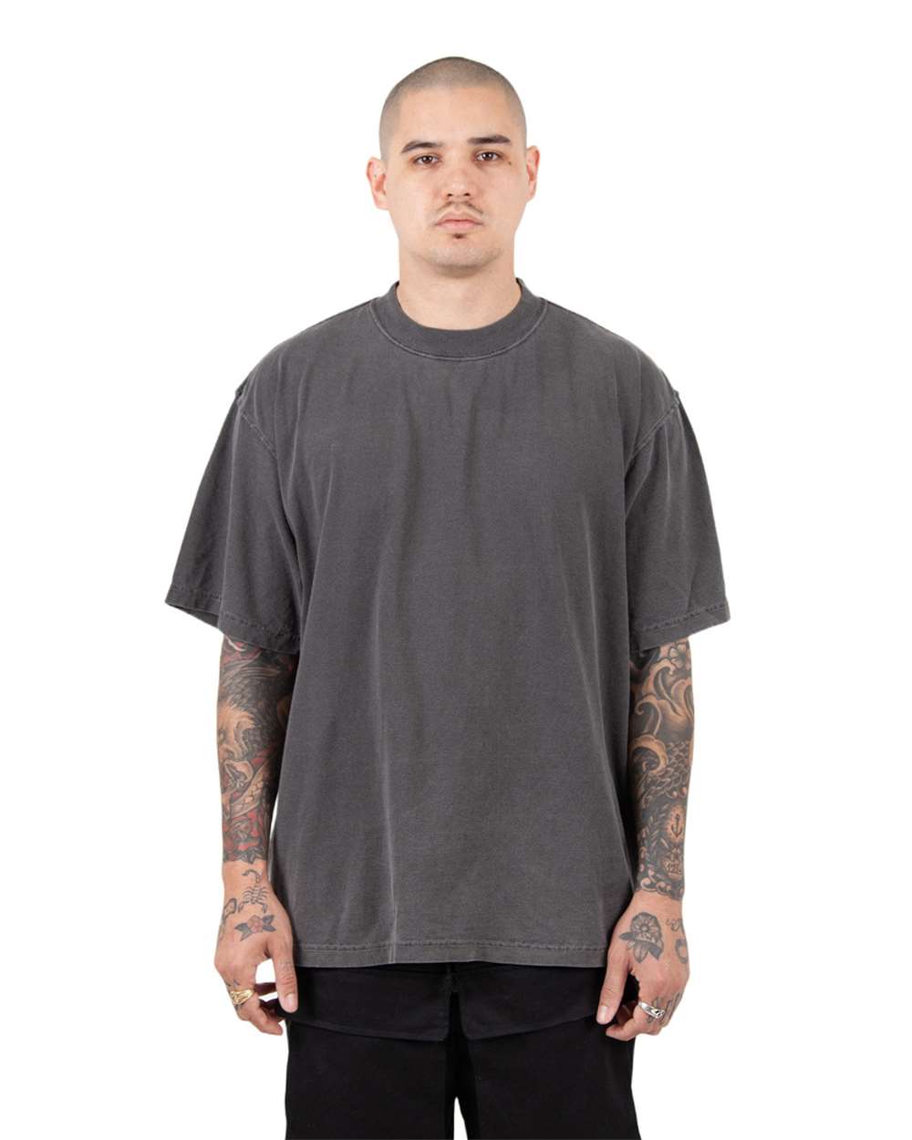 Men's Garment-Dyed Reverse T-Shirt