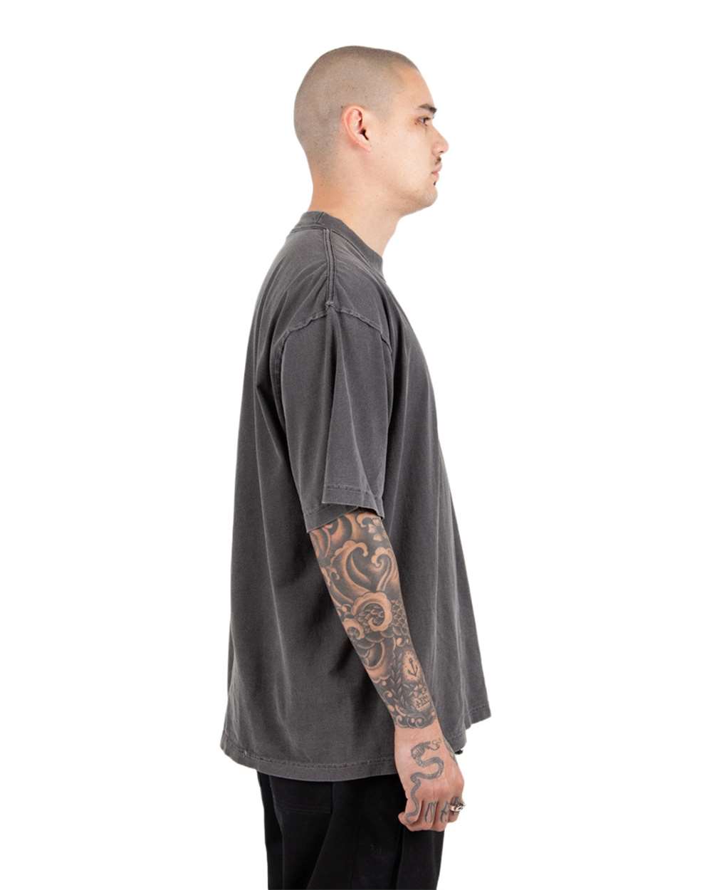 Men's Garment-Dyed Reverse T-Shirt