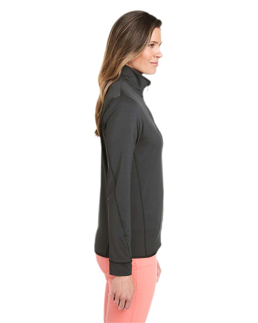 Women's Microstripe Sankaty Half-Zip Pullover