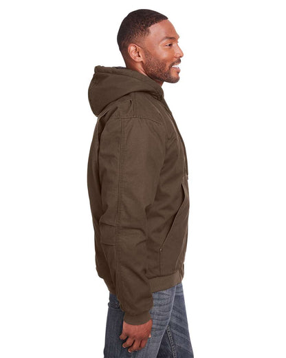 Men's Tall Heartland Washed Cotton Duck Hooded Jacket