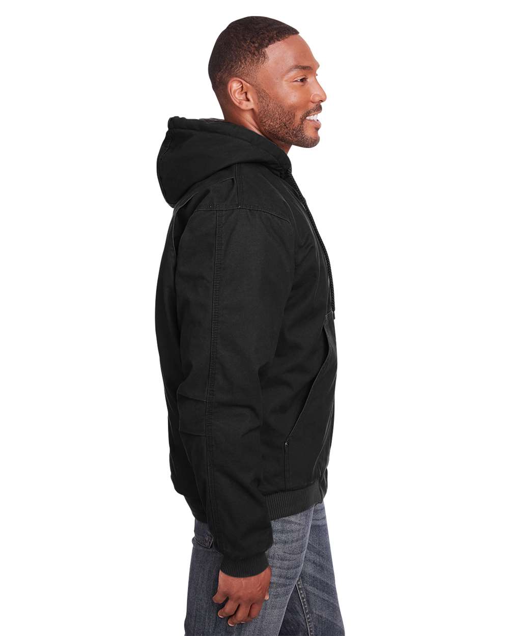 Men's Tall Heartland Washed Cotton Duck Hooded Jacket
