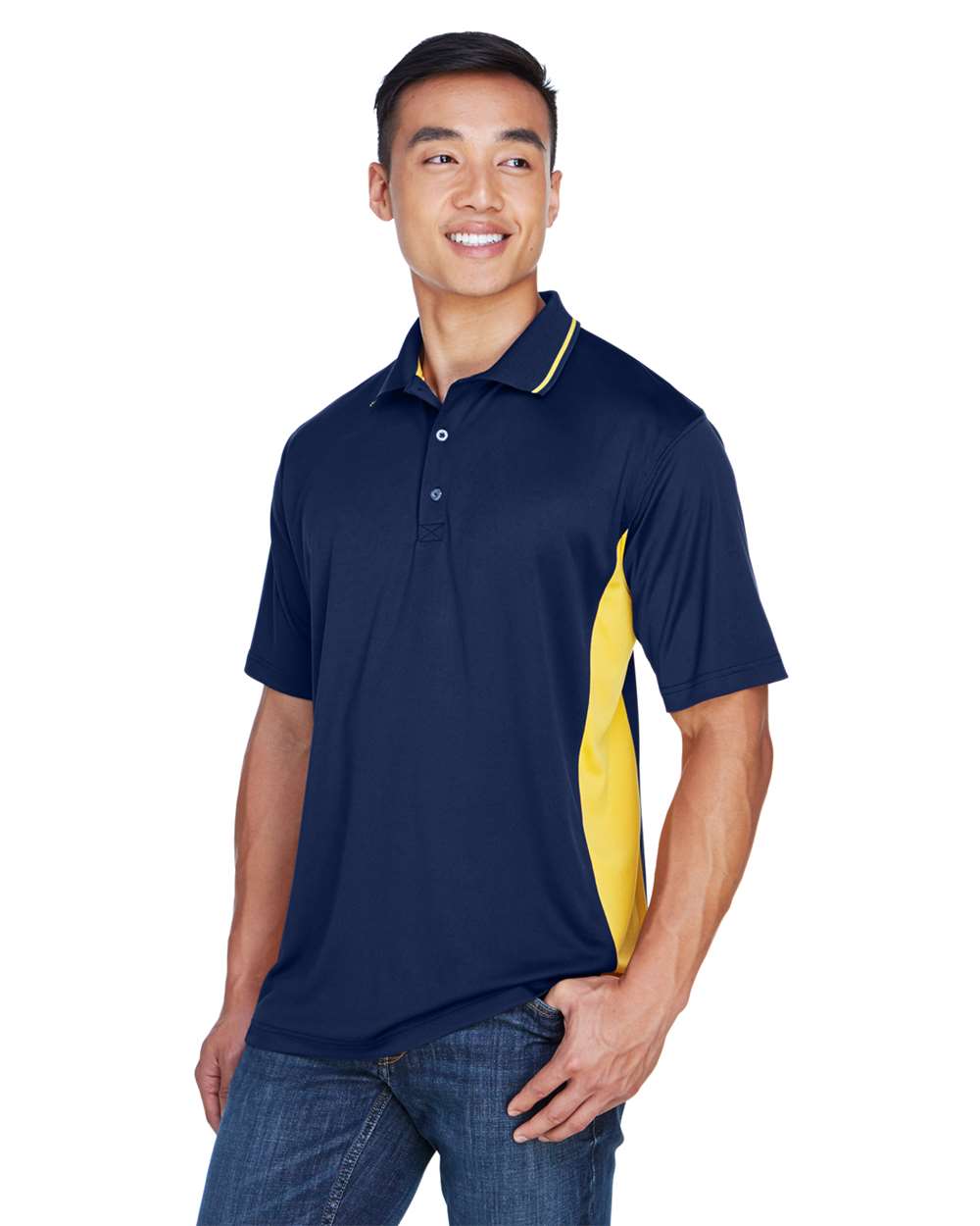 Men's Cool & Dry Sport Two-Tone Polo