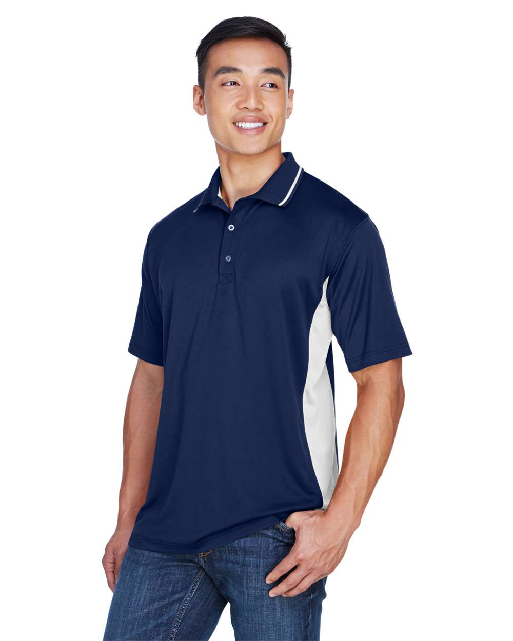 Men's Cool & Dry Sport Two-Tone Polo
