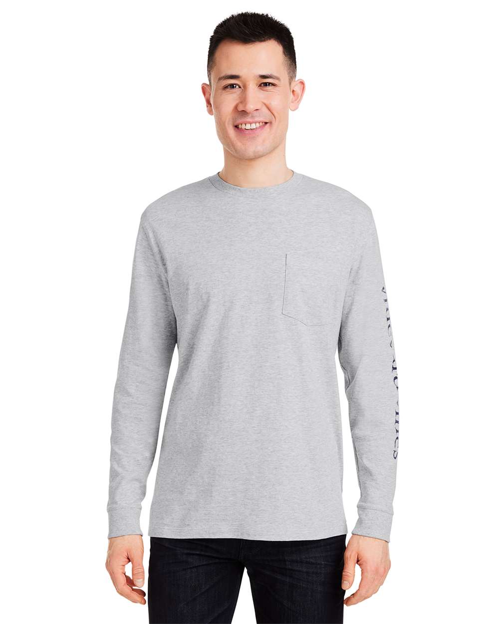 Unisex Long Sleeve Pocket T-Shirt