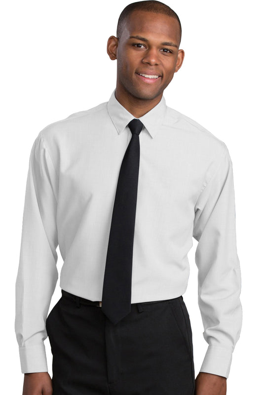 Edwards Men's Batiste Cafe Shirt Large Tall White