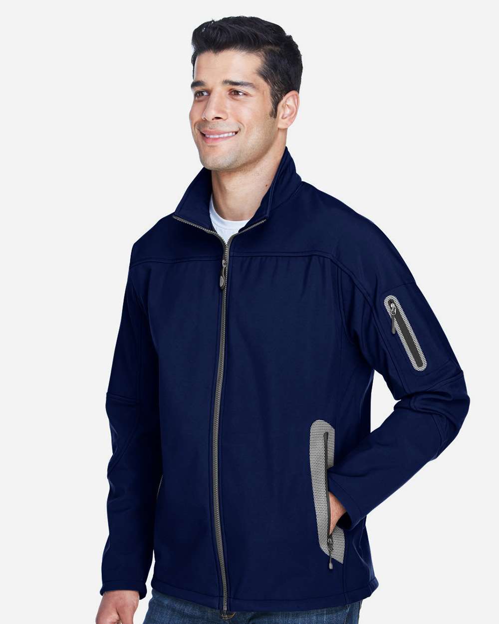 Men's Three Layer Fleece Bonded Shell Technical Jacket