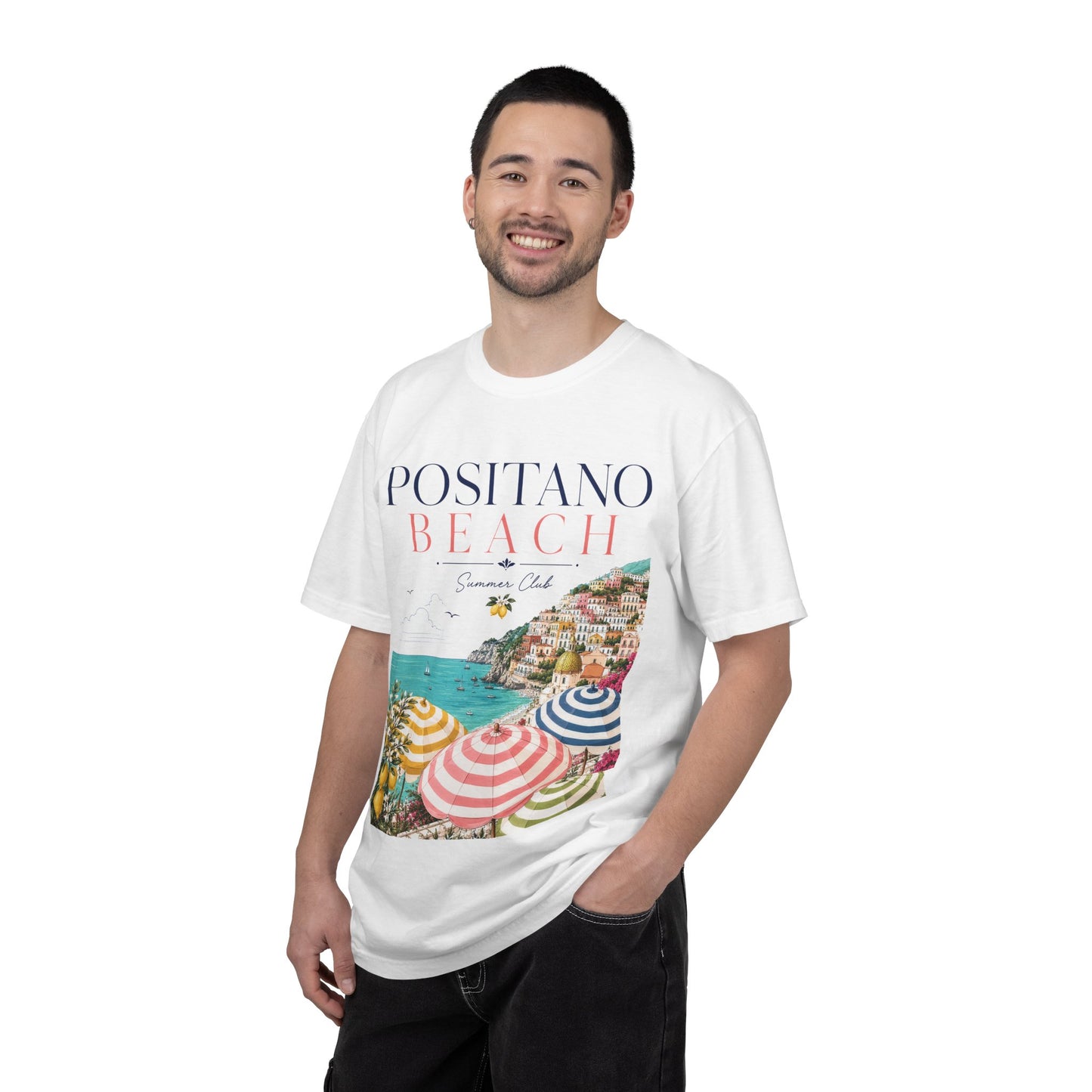 Positano Beach – Summer Club | Premium Vintage Tee
