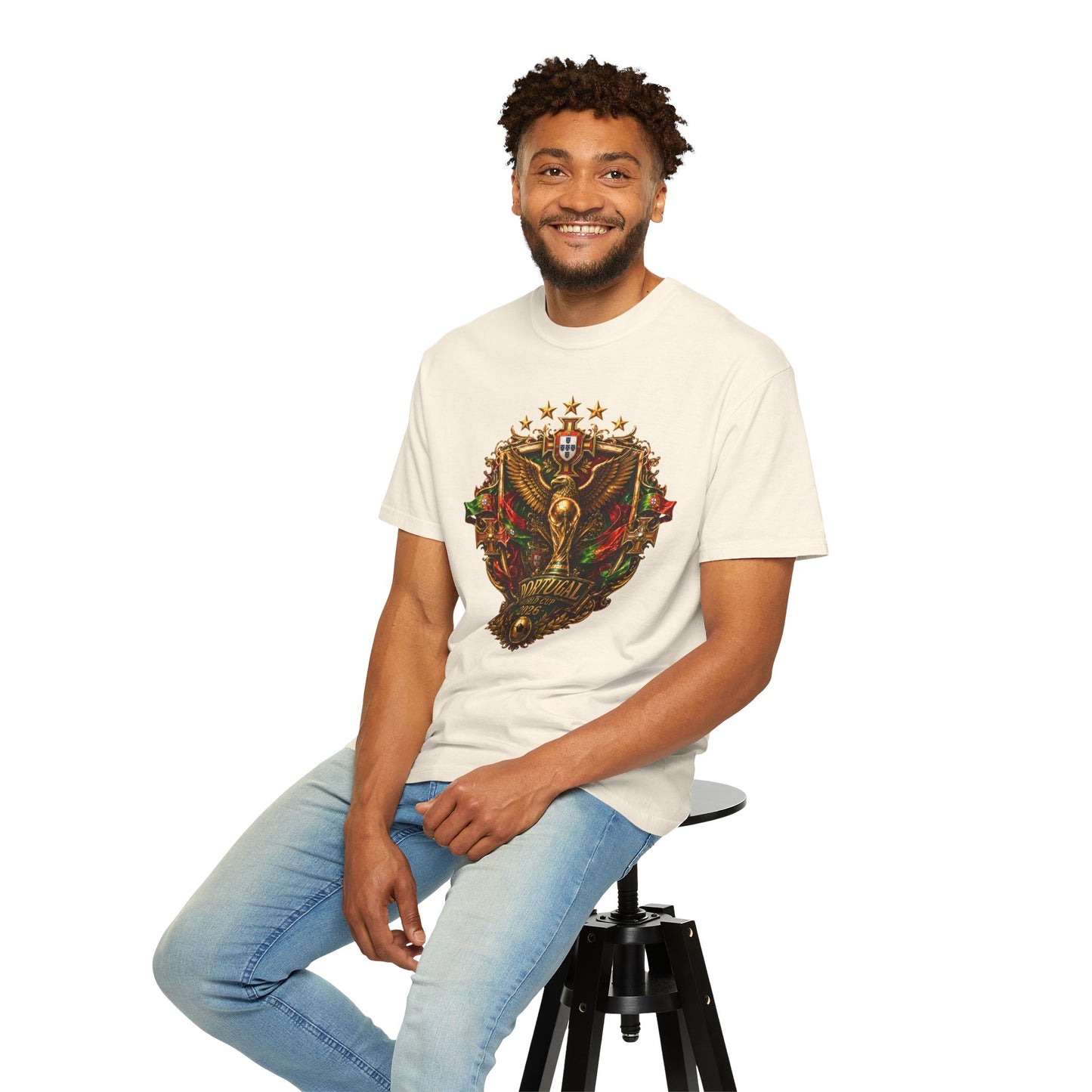 Portugal Football World Cup 2026 Sovereign Shield Crest – Imperial Glory | Premium Summer Tee