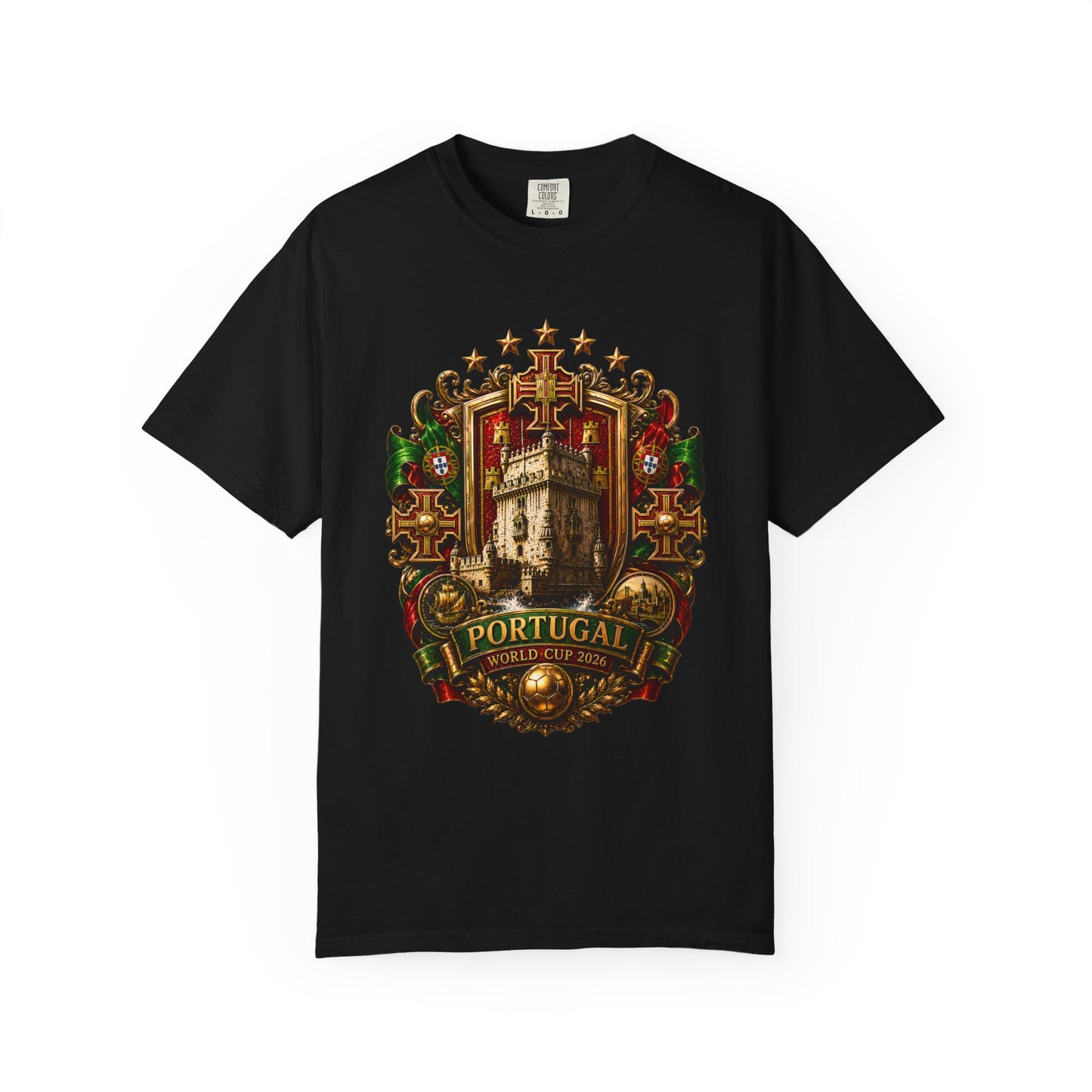 Portugal Football World Cup 2026 'Cidadela de Glória' Imperial Crest | Premium Graphic Tee