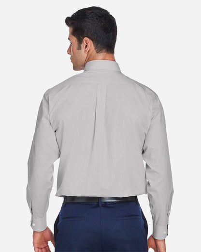 Men's Crown CollectionÂ® Broadcloth Woven Dress Shirt