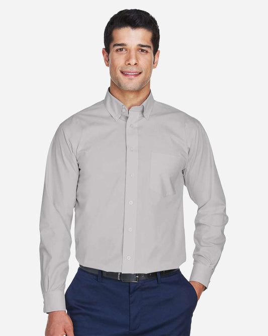 Men's Crown CollectionÂ® Broadcloth Woven Dress Shirt