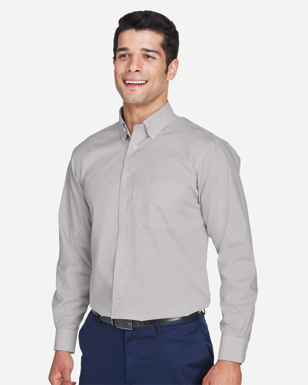 Men's Crown CollectionÂ® Broadcloth Woven Dress Shirt