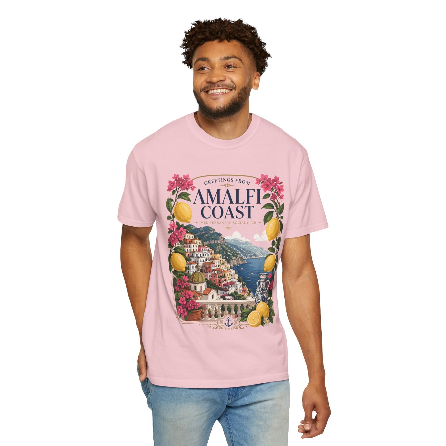 Greetings From Amalfi Coast – Mediterranean Social Club | Summer Tee