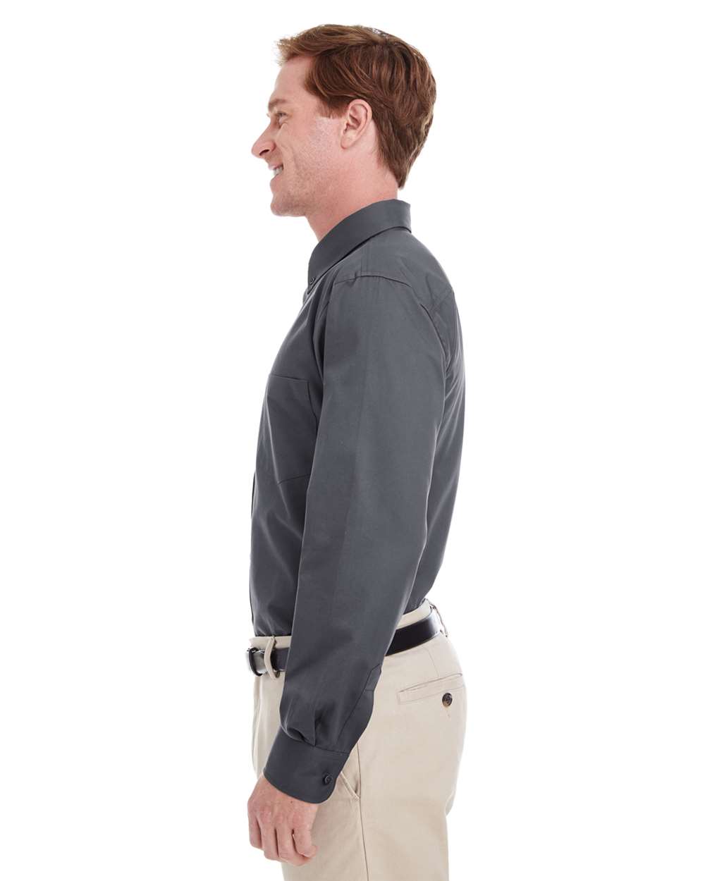 Men's Foundation Cotton Twill Dress Shirt with Teflon