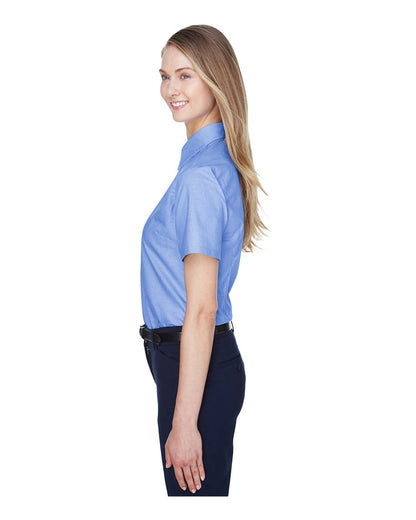 Women's Stain-Release Short Sleeve Oxford Shirt
