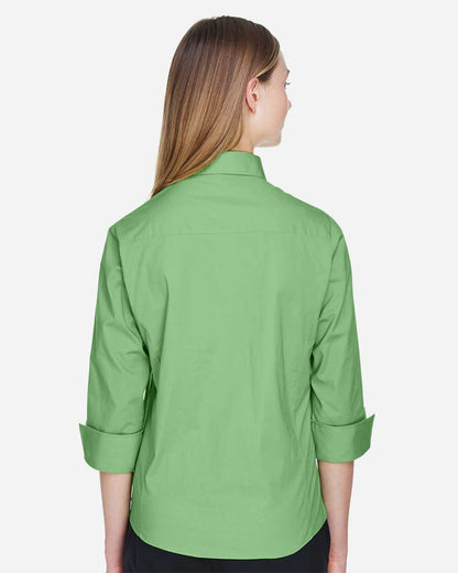 Women's Perfect FitÂ™ Three-Quarter Sleeve Stretch Poplin Dress Shirt