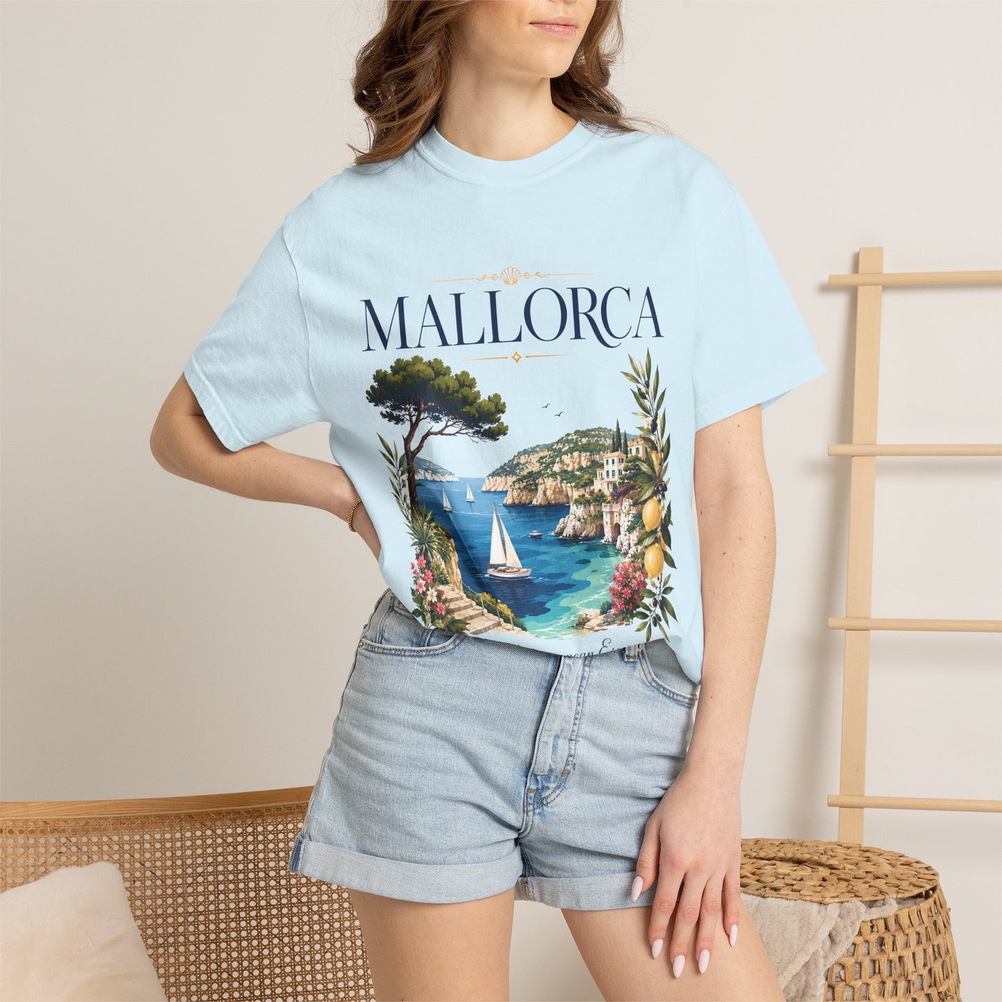 Mallorca Mediterranean Escape – Coastal Paradise | Premium Summer Tee