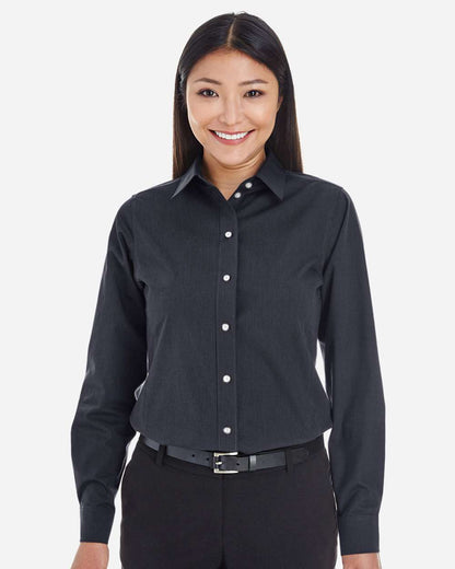 Women's Crown CollectionÂ® Striped Woven Dress Shirt