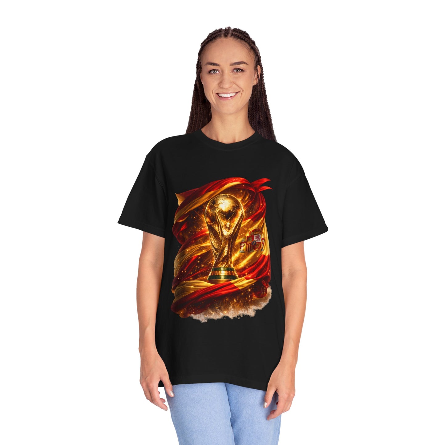 Spain Football World Cup 2026 'Resplandor Eterno' Shrouded Trophy | Premium Graphic Tee