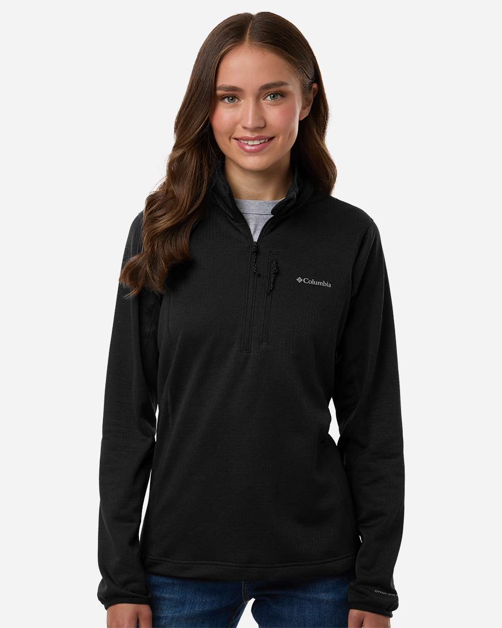 Women's Essential HikeÂ™ Grid Fleece Half-Zip Pullover