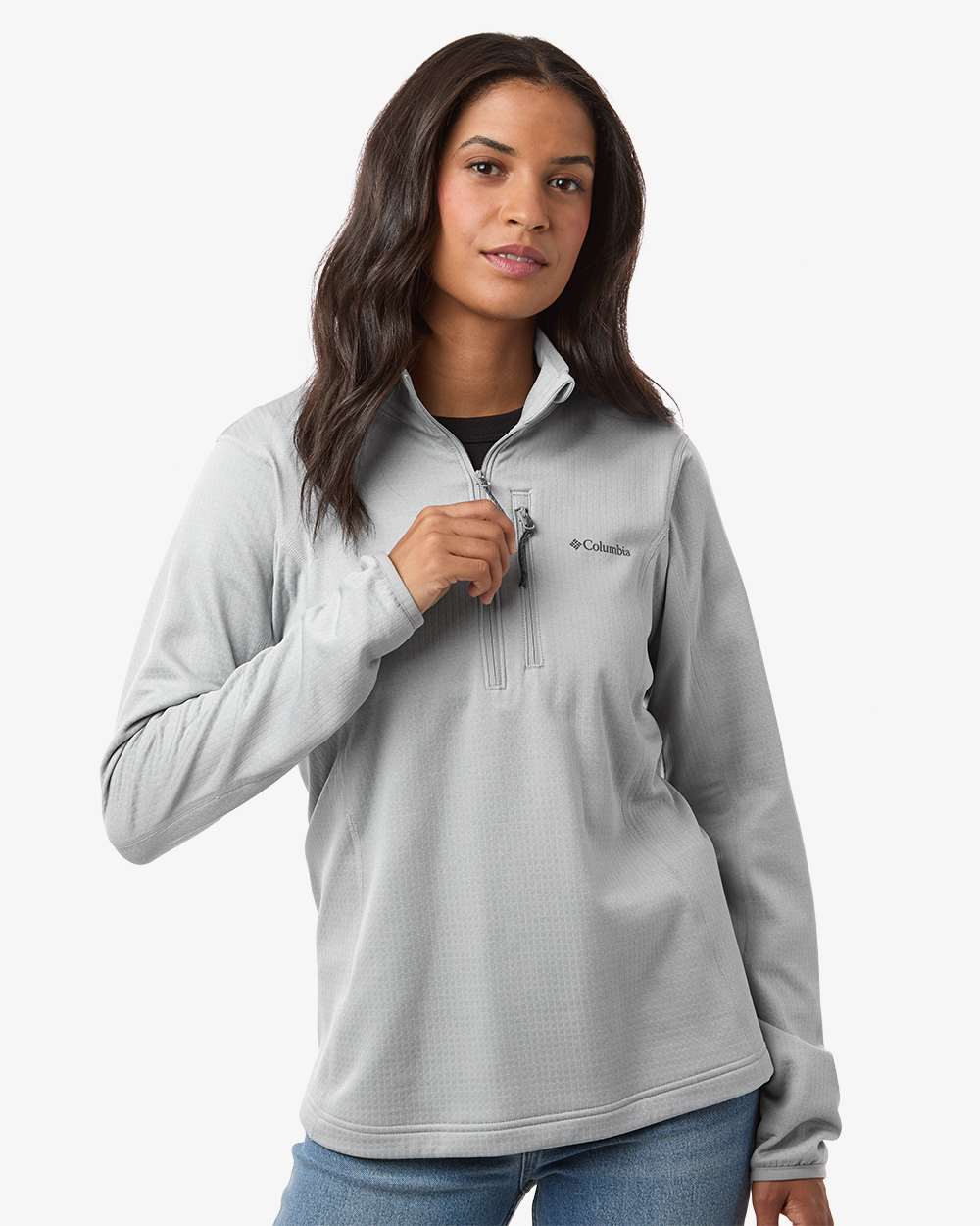 Women's Essential HikeÂ™ Grid Fleece Half-Zip Pullover