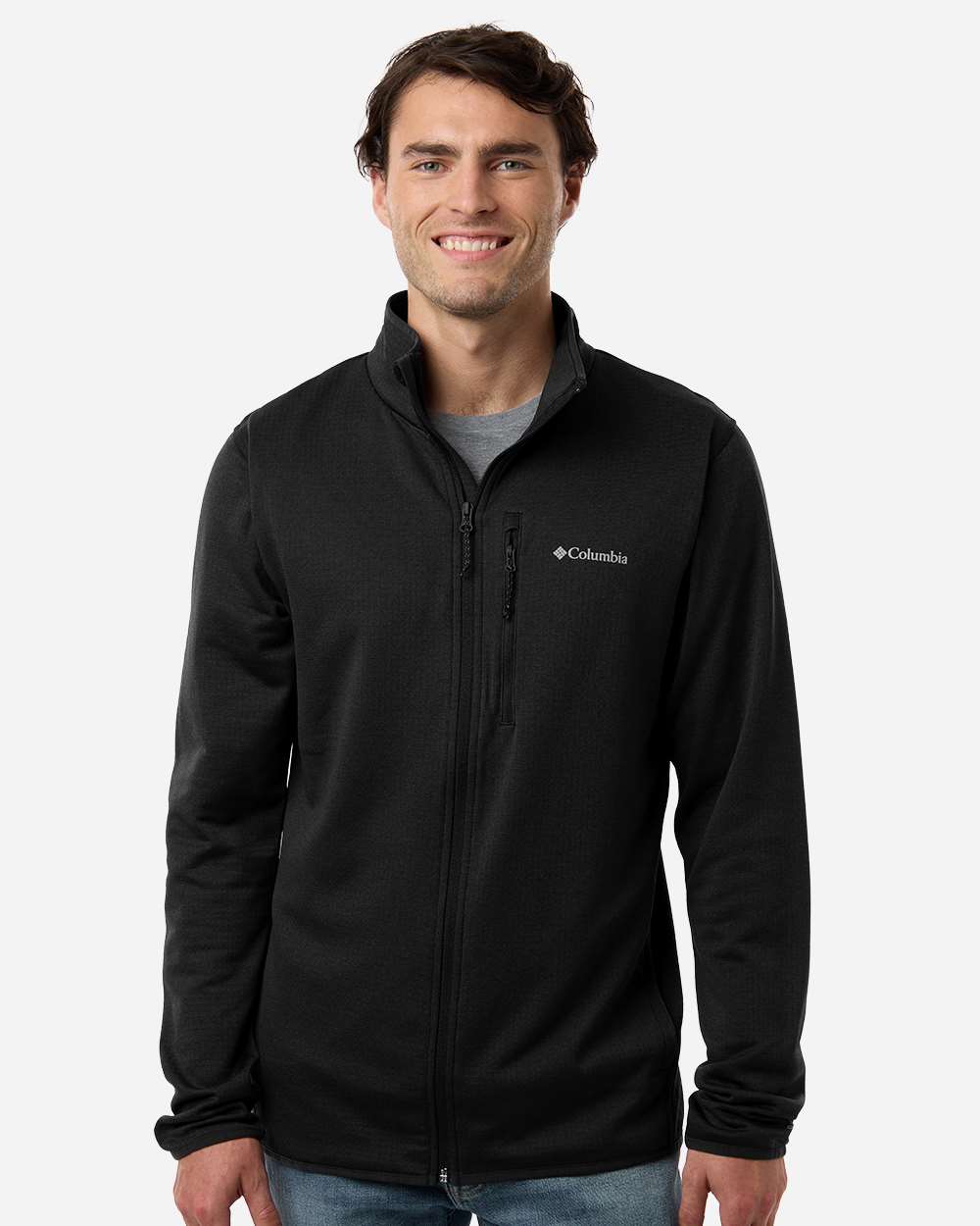 Men's Essential HikeÂ™ Grid Fleece Full-Zip