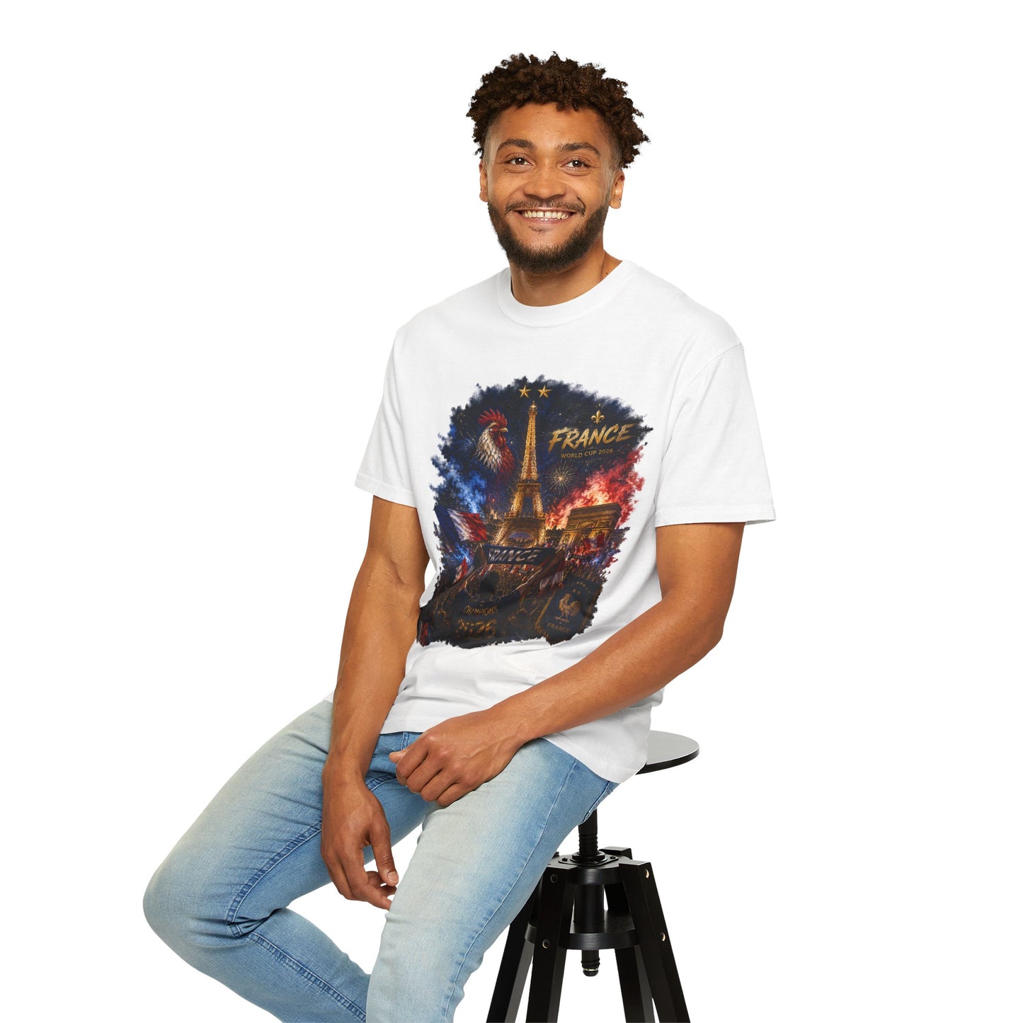 France World Cup 2026 Paris Midnight Celebration | Premium Graphic Tee