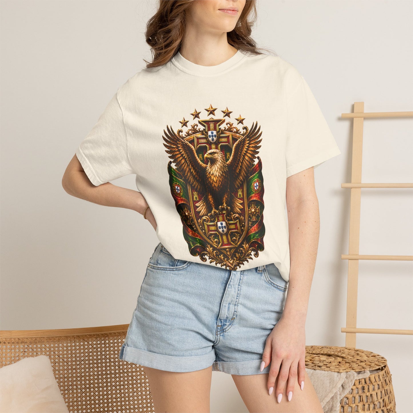 🇵🇹 Portugal Football World Cup 2026 'Cruz de Portugal' Imperial Shield | Premium Graphic Tee