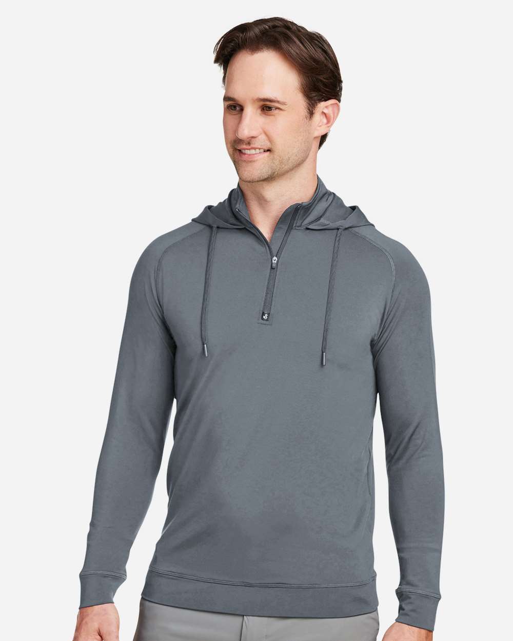 Unisex Vandyke Quarter-Zip Hooded Sweatshirt